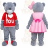 Lovey T-Shirt Teddy Bear Mascot Costume