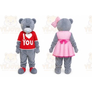 Lovey T-Shirt Teddy Bear Mascot Costume