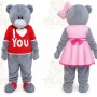 Lovey T-Shirt Teddy Bear Mascot Costume