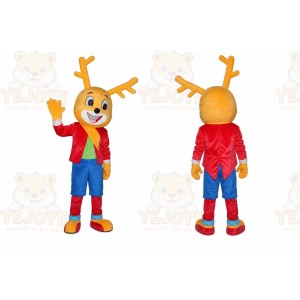 Lucky Little Deer Cartoon Adult Animal Mascot Costume