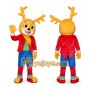 Lucky Little Deer Cartoon Adult Animal Mascot Costume