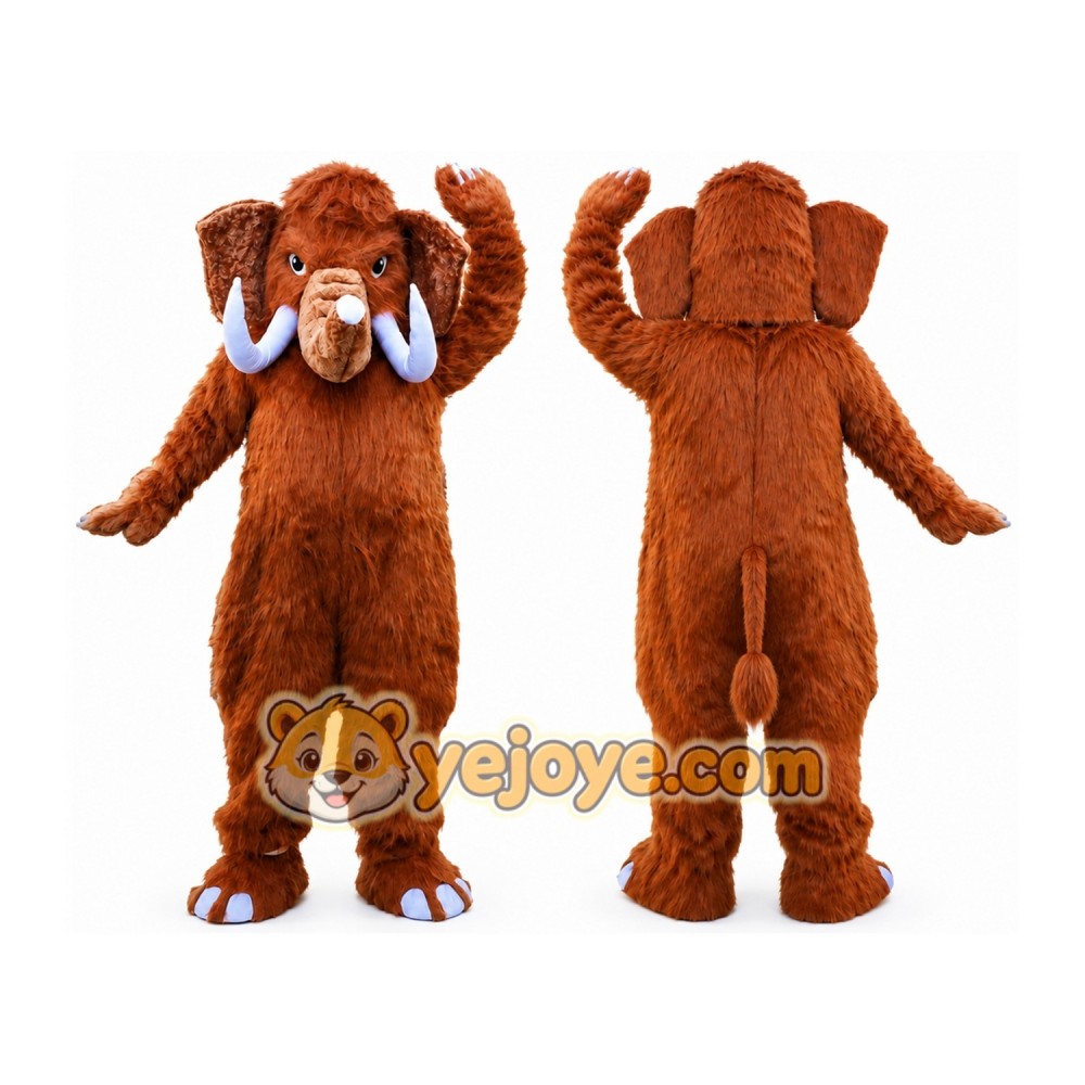 Mammoth Elephant Mascot Costume