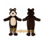 Bear Mascot Costume Dark Brown