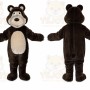 Bear Mascot Costume Dark Brown