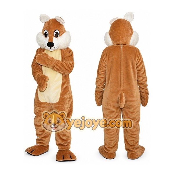 Mascot Brown Squirrel Mascot Costume