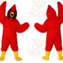 Mascot Red Eagle Bird Mascot Costume