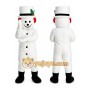 Mascot Snowman Mascot Costume
