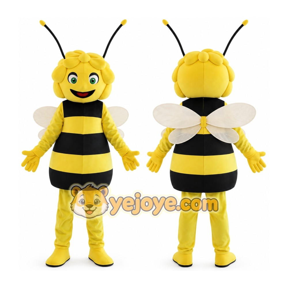 Maya The Bee Mascot Costume Adult Maya The Bee Mascot Costume Adult
