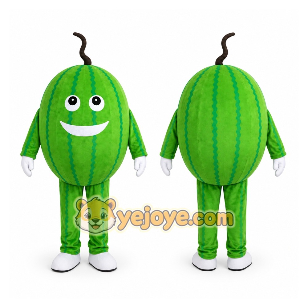 Melon Mascot Costume Fruit Cartoon Melon Mascot Costume Fruit Cartoon
