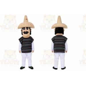 Mexican Mexico Man Indian Mascot Costume