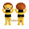 Bee-Themed Lion Mascot Costume Bee-Themed Lion Mascot Costume