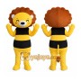 Bee-Themed Lion Mascot Costume