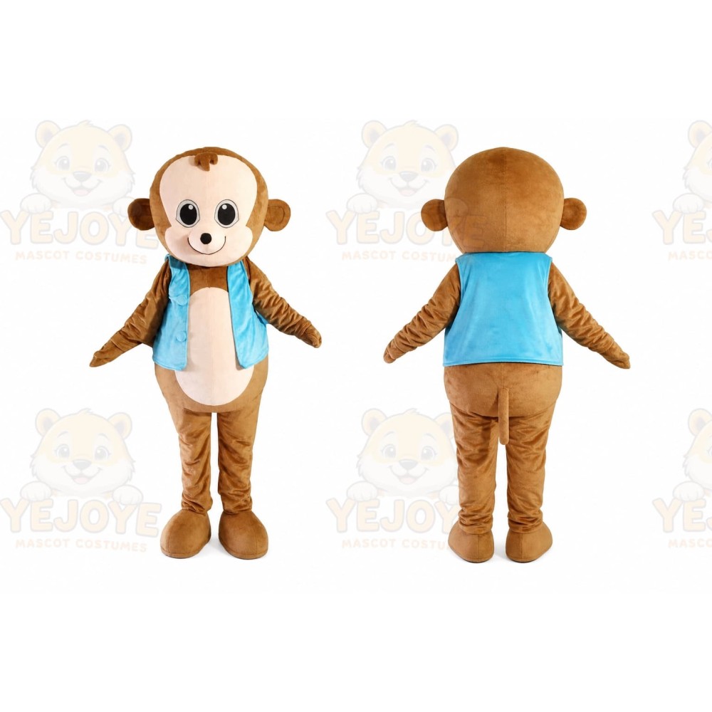 Monkey Cartoon Mascot Costume