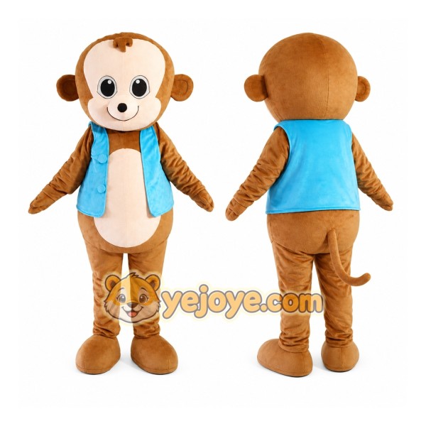 Monkey Cartoon Mascot Costume