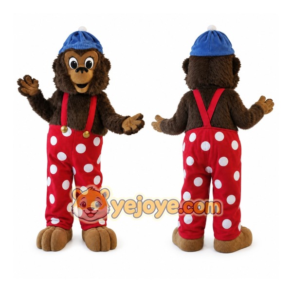 Brown Monkey Mascot Costume