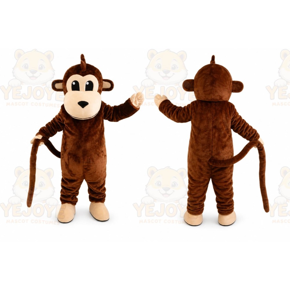 Monkey Mascot Costume Cartoon Character