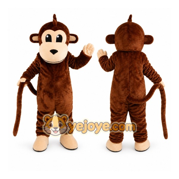 Monkey Mascot Costume Cartoon Character