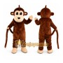 Monkey Mascot Costume Cartoon Character