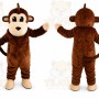 Monkey Mascot Costume Cartoon Character