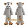 Mouse Gray Cartoon Mascot Costume