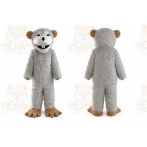 Mouse Gray Cartoon Mascot Costume