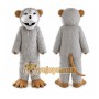 Mouse Gray Cartoon Mascot Costume