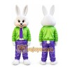 Mr Easter Bunny Mascot Costume Cartoon Character Mr Easter Bunny Mascot Costume Cartoon Character
