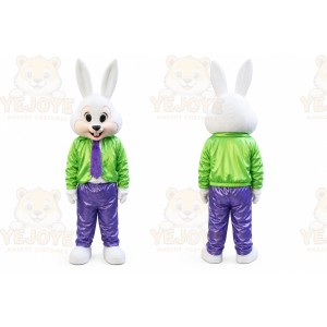 Mr Easter Bunny Mascot Costume Cartoon Character