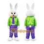 Mr Easter Bunny Mascot Costume Cartoon Character