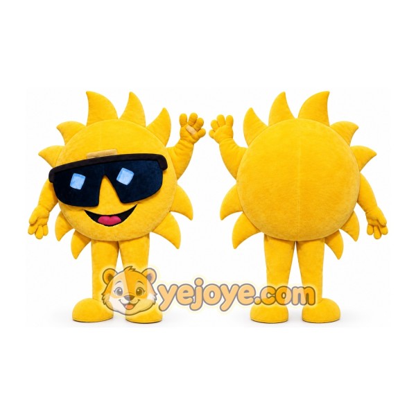 Mr Sun Mascot Costume Cartoon