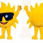 Mr Sun Mascot Costume Cartoon
