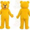 Bear Yellow Mascot Costume