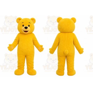 Bear Yellow Mascot Costume