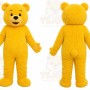 Bear Yellow Mascot Costume