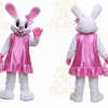 Mrs. Bunny with an Easter basket Mascot Costumes