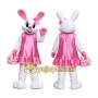 Mrs. Bunny with an Easter basket Mascot Costumes