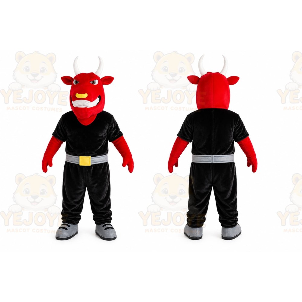 Muscle Bull Mascot Costume Cosplay Cartoon Character