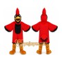 Red Crested Bird Mascot Costume