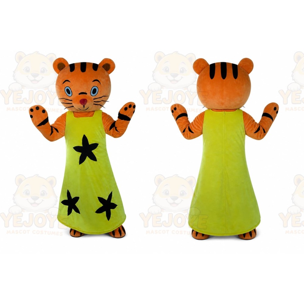 New Revised Version Special Frank Tiger Girl Mascot Costume