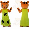 New Revised Version Special Frank Tiger Girl Mascot Costume