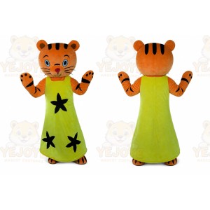 New Revised Version Special Frank Tiger Girl Mascot Costume