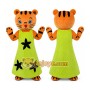 New Revised Version Special Frank Tiger Girl Mascot Costume