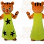 New Revised Version Special Frank Tiger Girl Mascot Costume
