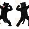 New Wild Black Panther Mascot Costume