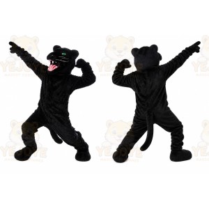 New Wild Black Panther Mascot Costume