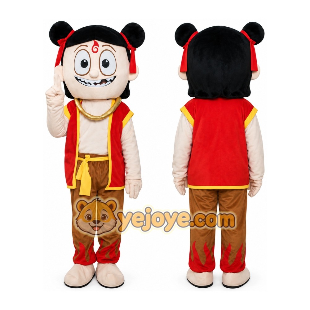 Nezha Cartoon Mascot Costumes Demon Child Comes to Life Nezha Cartoon Mascot Costumes Demon Child Comes to Life