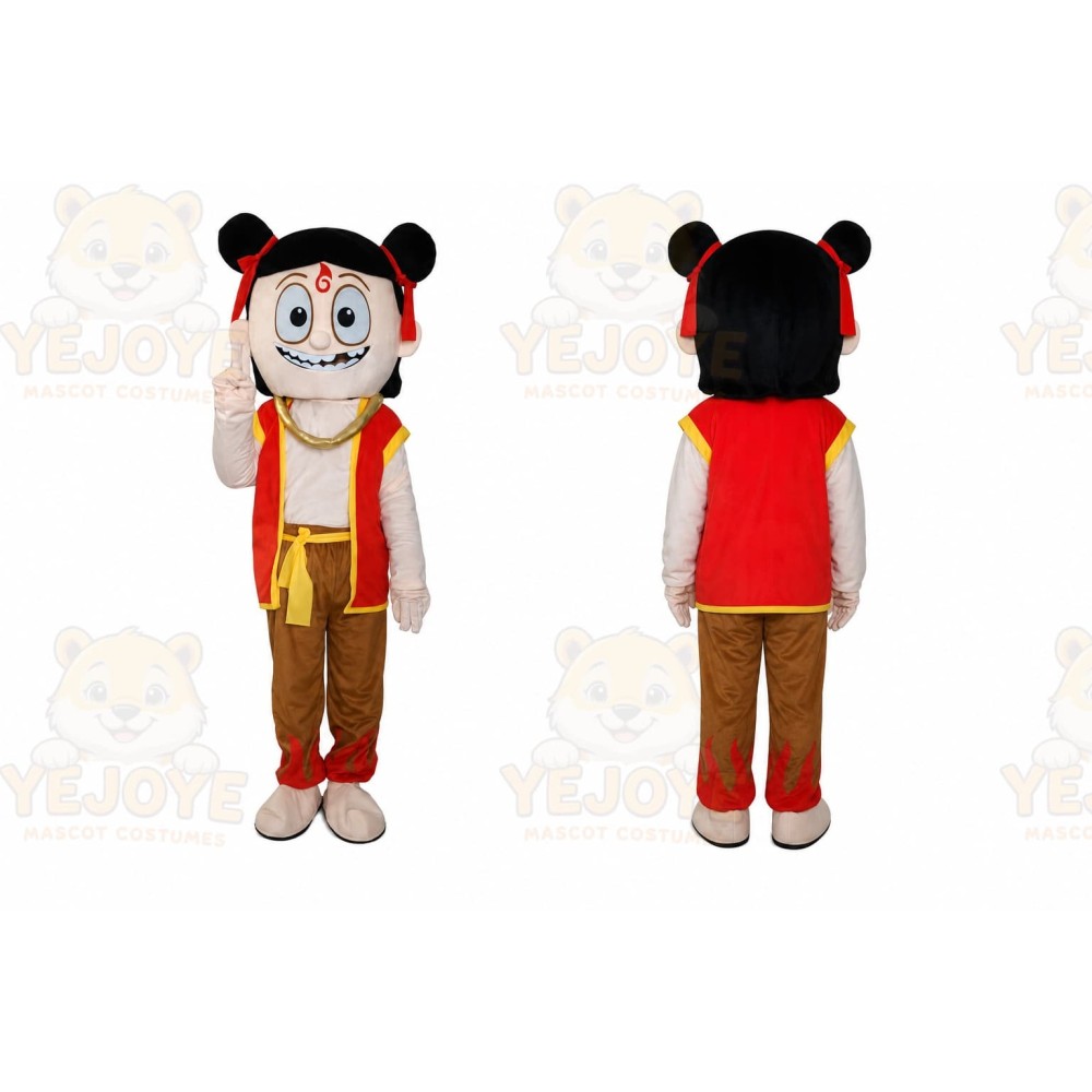 Nezha Cartoon Mascot Costumes Demon Child Comes to Life