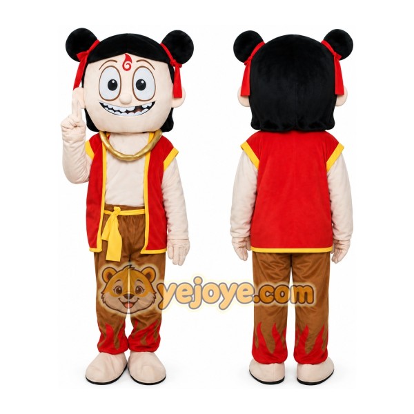 Nezha Cartoon Mascot Costumes Demon Child Comes to Life
