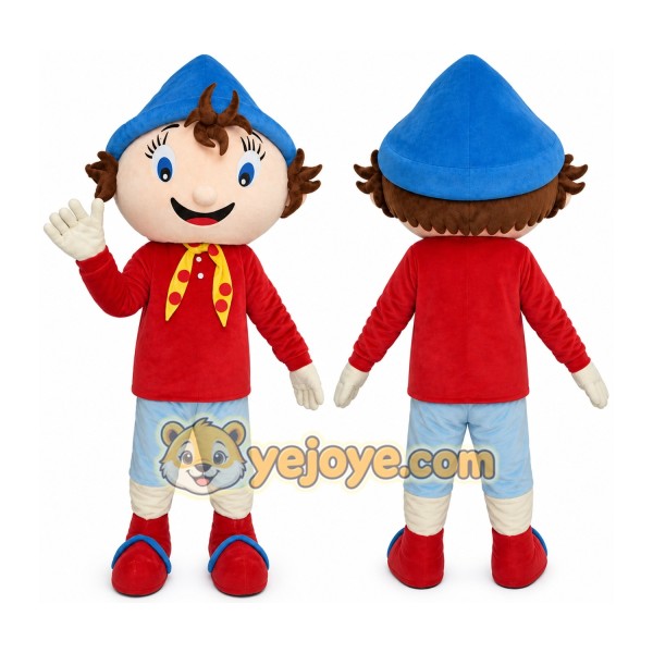 Noddy Boy Mascot Cartoon Cosplay Costumes