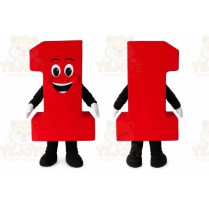 Number 1 Mascot Costume